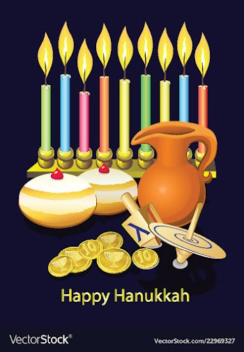 Hanukkah vector image