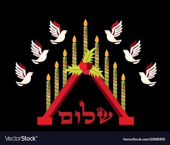 Hanukkah vector image
