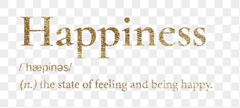 Happiness png dictionary word sticker, | Free PNG - rawpixel