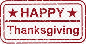 Happiness Quotation Smile Saying - Thanksgiving English red seal 