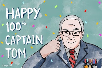 HAPPY 100th CAPTAIN TOM   | Free  photo - 2341674