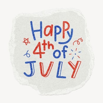 Happy 4th of July quote | Free PSD - rawpixel