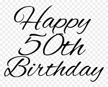 Happy 50th Birthday Clipart 5 By Nicholas - Happy 50th Birthday Words