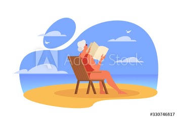Happy and active senior woman spending time on the beach