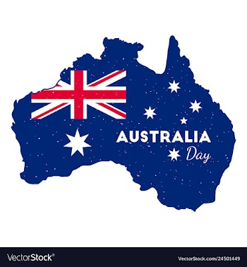 Happy australia day vector image