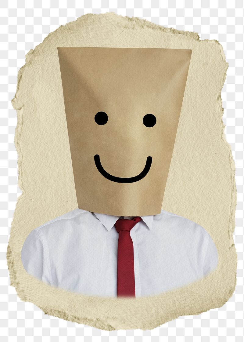 Happy bag png covering businessman's | Free PNG - rawpixel