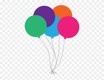 Happy Birthday Balloons Clip Art - Birthday Clipart