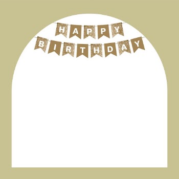 Happy birthday banner frame background, | Free Photo - rawpixel