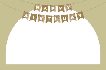 Happy birthday banner frame background, | Free Photo - rawpixel