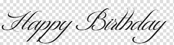 Happy Birthday , Birthday Typeface Calligraphy , Happy Birthday Fonts transparent background PNG clipart