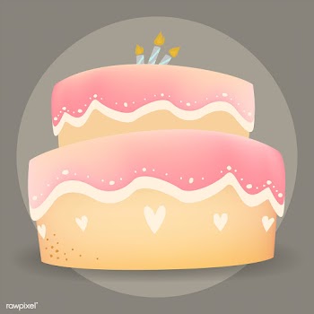 Happy birthday cake design vector | Free stock vector - 508617