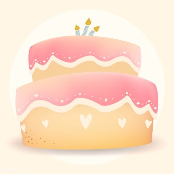 Happy birthday cake design vector | Free stock vector - 508631