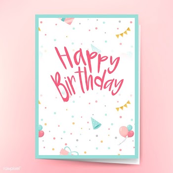 Happy birthday card design vector | Free stock vector - 508586