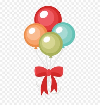 Happy Birthday Clip Art - Cute Balloon Clipart