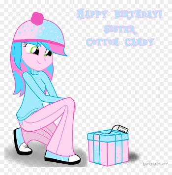 Happy Birthday Cotton Candy By Andreasemiramis Happy - Cotton Candy Equestria Girls