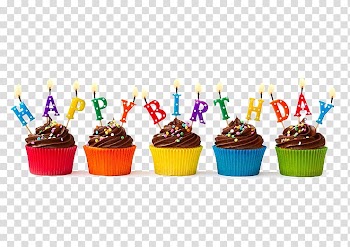 Happy birthday cupcakes, Happy Birthday, Cupcake! Birthday cake Happy Birthday to You, birthday gift transparent background PNG clipart