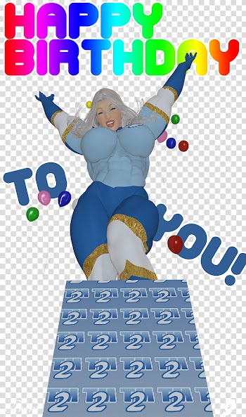 Happy Birthday Eric!, woman standing with happy birthday greetings transparent background PNG clipart