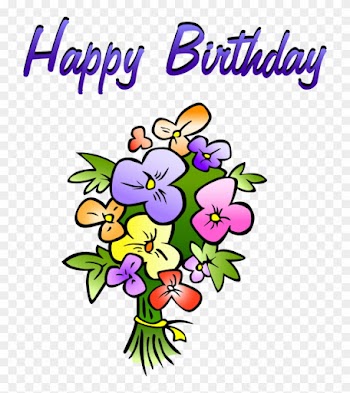 Happy Birthday Flowers Icon, Png Clipart Image - Happy Birthday Flowers Clip Art