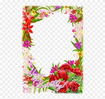 Happy Birthday Frame Png - Transparent Happy Birthday Frame