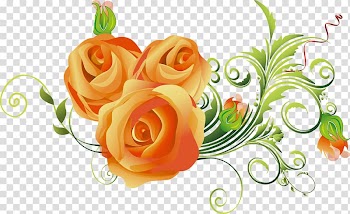 Happy Birthday Garden roses, Birthday transparent background PNG clipart