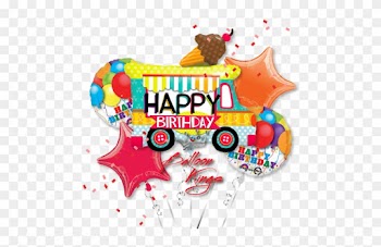 Happy Birthday Ice Cream Truck Bouquet - Happy Birthday Food Truck