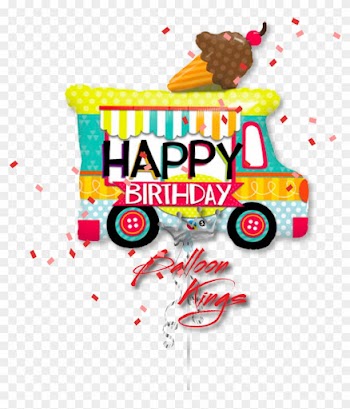 Happy Birthday Ice Cream Truck - Happy Birthday Food Truck