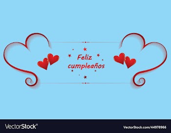 happy birthday in spanish decorative banner lovey