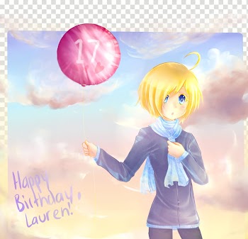 Happy Birthday Lauren transparent background PNG clipart