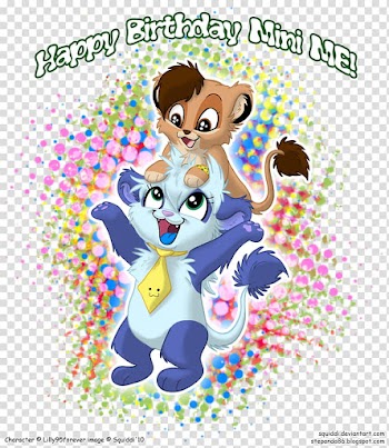 Happy Birthday Mini ME transparent background PNG clipart