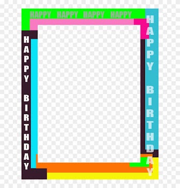 Happy Birthday Picture Frames Magazine Clip Art - Polaroid Frames Happy Birthday