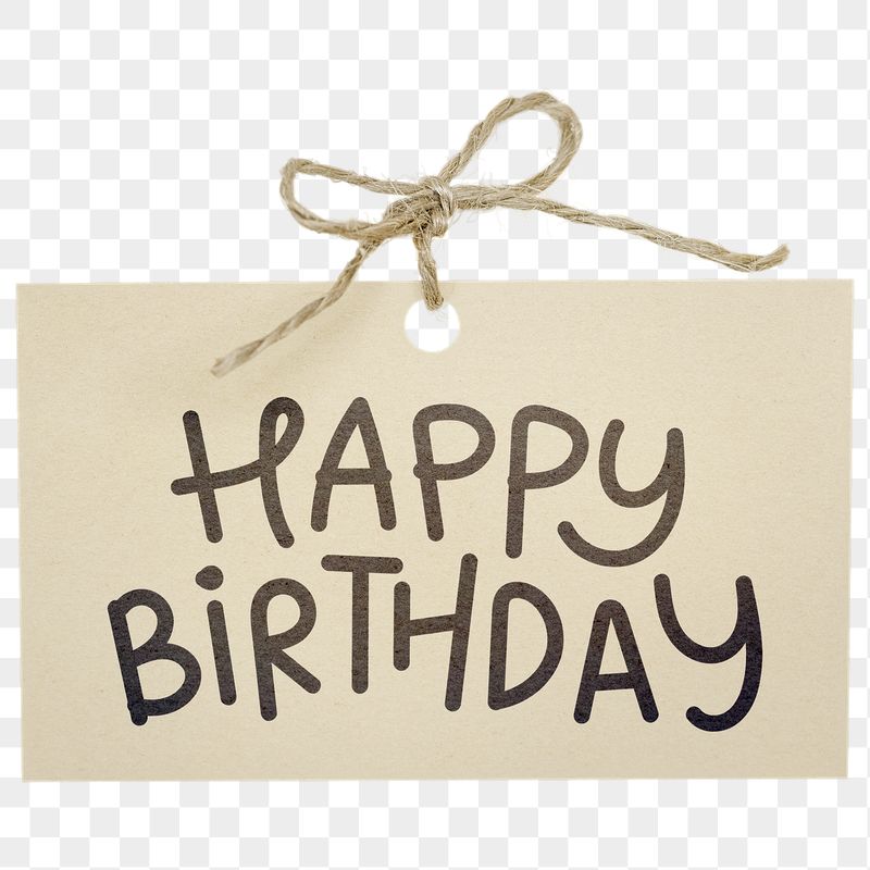 Happy Birthday png word sticker, | Free PNG - rawpixel
