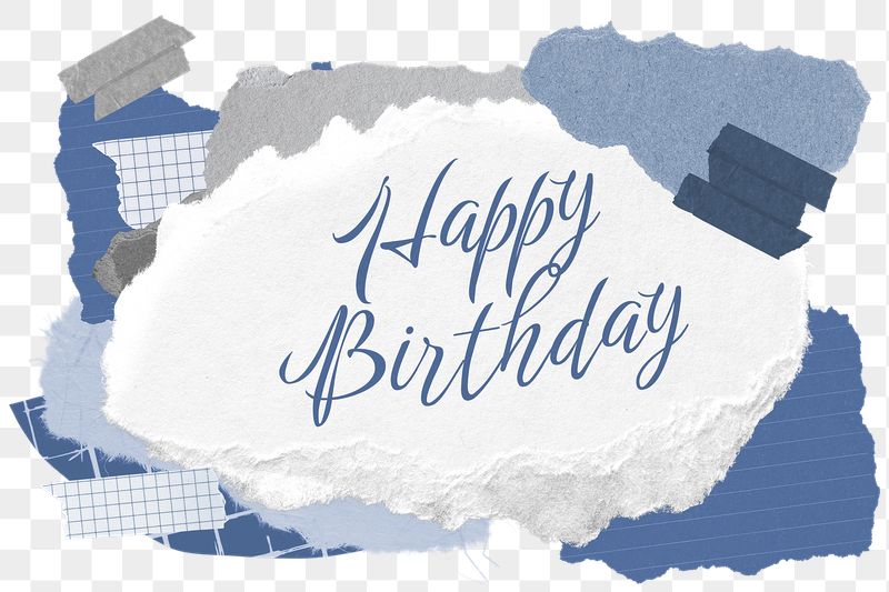 Happy Birthday png word sticker | Free PNG - rawpixel