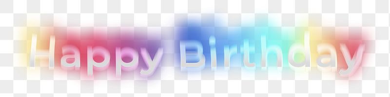 Happy birthday png word sticker, | Free PNG - rawpixel