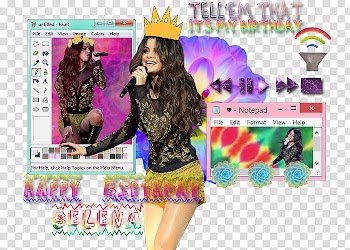 Happy Birthday Selena transparent background PNG clipart