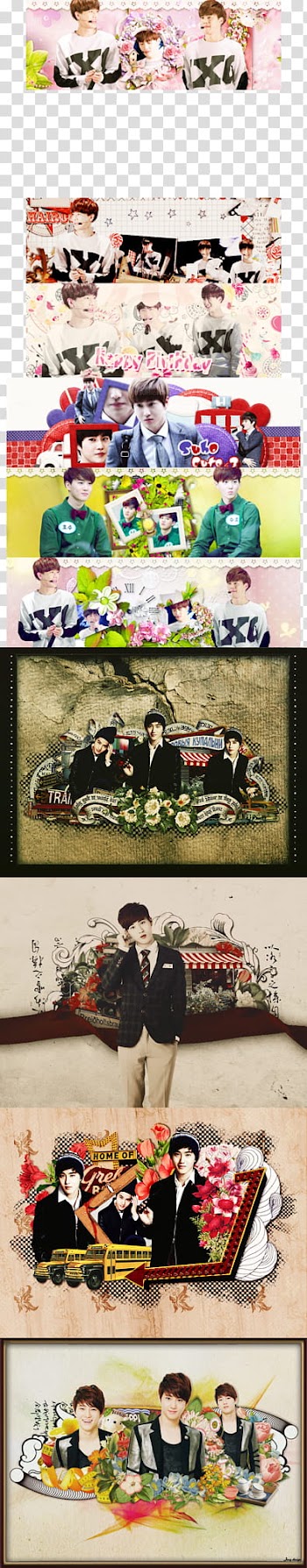 Happy Birthday Suho transparent background PNG clipart