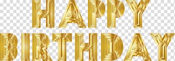 Happy Birthday text, Birthday cake , Happy Birthday transparent background PNG clipart
