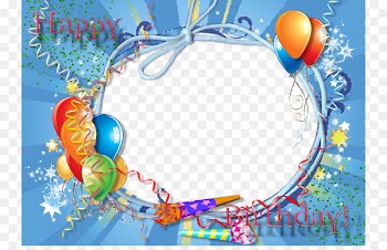 Happy Birthday to You Android Picture frame - Blue Frame 
