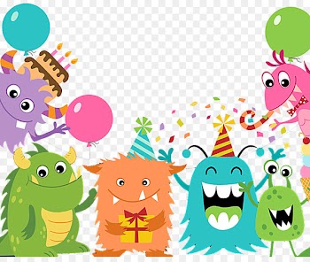Happy Birthday to You Euclidean vector Greeting card Cumpleaxf1os feliz - Cartoon monster 