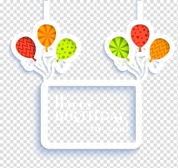 Happy Birthday to You , Happy Birthday tag transparent background PNG clipart
