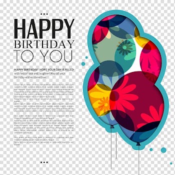 Happy birthday to you illustration, Wedding invitation Birthday cake Greeting card Happy Birthday to You, Balloon Greeting plane transparent background PNG clipart
