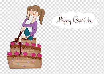 Happy Birthday transparent background PNG clipart