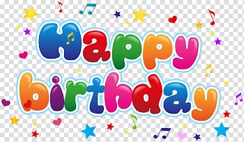 Happy Birthday transparent background PNG clipart