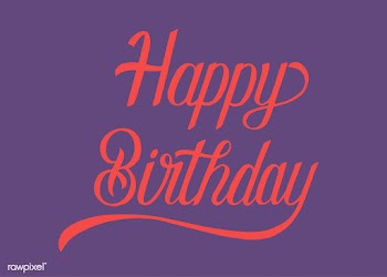 Happy birthday typography design illustration | Free stock vector - 425573