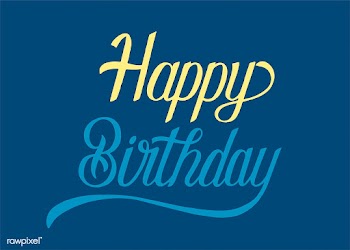 Happy birthday typography design illustration | Free stock vector - 425577