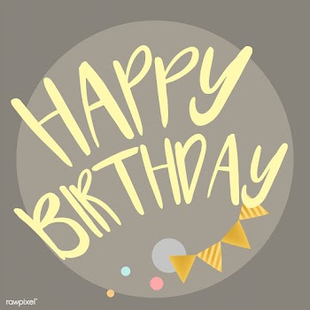 Happy birthday typography design vector | Free stock vector - 508628