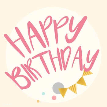 Happy birthday typography design vector | Free stock vector - 508640