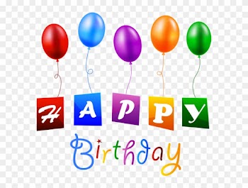 Happy Birthday With Balloons Png Clipart Image Happy - Happy Birthday Balloons Png