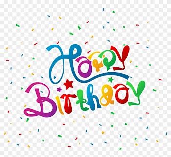 Happy Birthday With Confetti Clipart Picture - Happy Birthday Confetti Transparent
