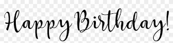 Happy Birthday Word Art Download Image Here - Transparent Happy Birthday Png
