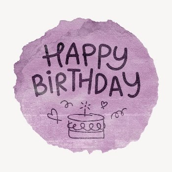 Happy Birthday word sticker, ripped | Free PSD - rawpixel